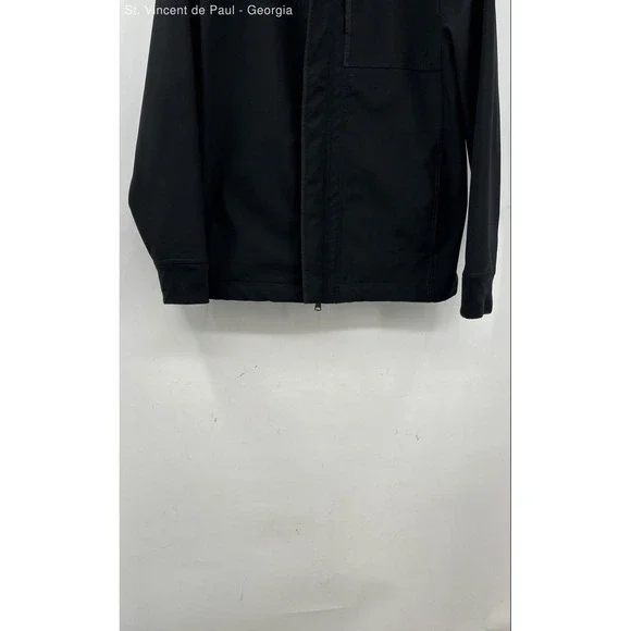 Banana Republic Full Zip Lightweight Jacket Men's Large Black Casual - Picture 3 of 9